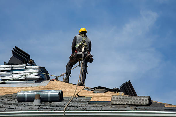 Professional Gutter Installation technician working in Magnolia, DE